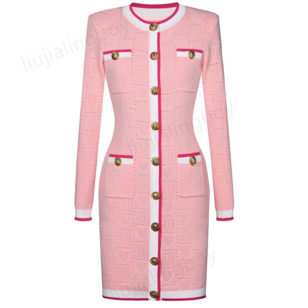Productseeker Barbie Pink Heart Knit Dress – Size L (NWT